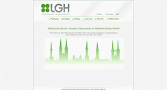 Desktop Screenshot of lgh-gmbh.de