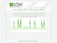 Tablet Screenshot of lgh-gmbh.de